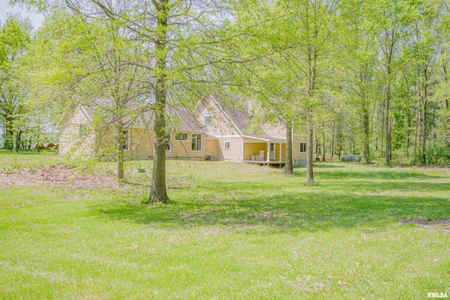 view of yard