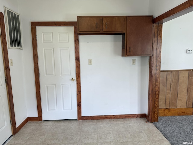 531 N Bush Ave, Hurst, IL 62949 - kitchen with baseboards and visible vents