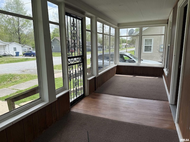 531 N Bush Ave, Hurst, IL 62949 - unfurnished sunroom featuring a wealth of natural light