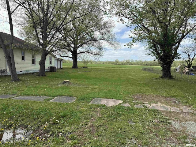 531 N Bush Ave, Hurst, IL 62949 - view of yard with cooling unit
