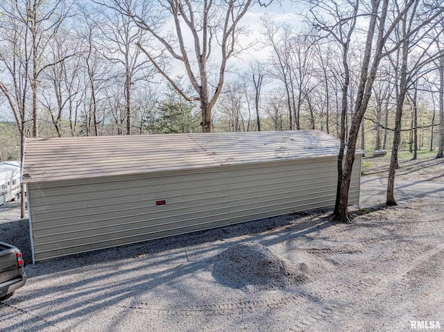 565 Dutton Chapel Rd, Golconda, IL 62938 - view of garage