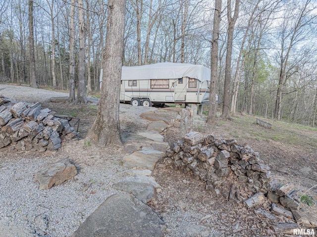 565 Dutton Chapel Rd, Golconda, IL 62938 - exterior space with a view of trees