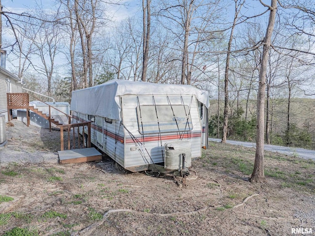 565 Dutton Chapel Rd, Golconda, IL 62938 - view of greenhouse featuring stairs