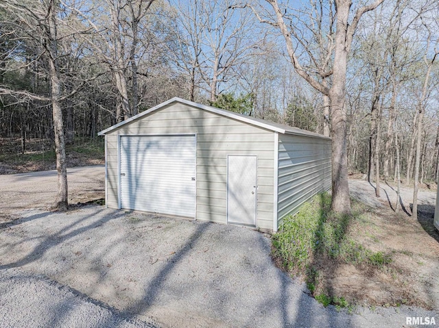 565 Dutton Chapel Rd, Golconda, IL 62938 - view of detached garage