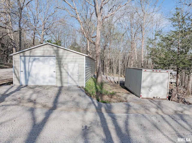 565 Dutton Chapel Rd, Golconda, IL 62938 - view of detached garage