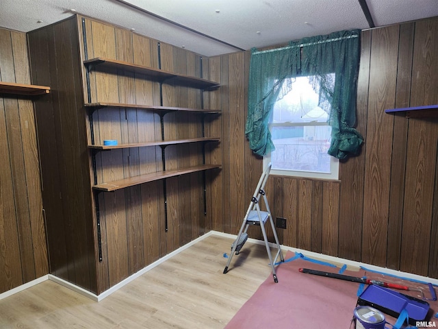 14625 E E Il Highway 15, Mount Vernon, IL 62864 - workout room featuring wood finished floors and wood walls