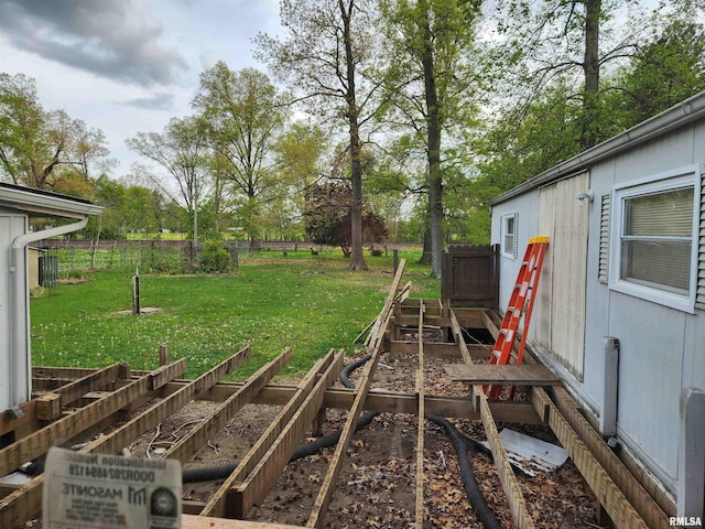 14625 E E Il Highway 15, Mount Vernon, IL 62864 - view of yard with a vegetable garden and fence