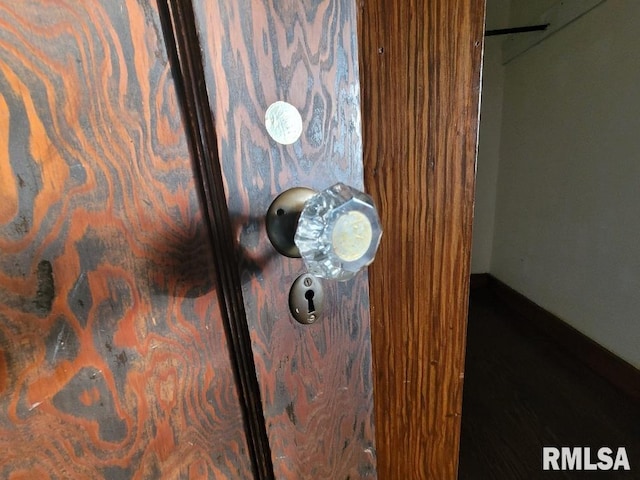 view of details