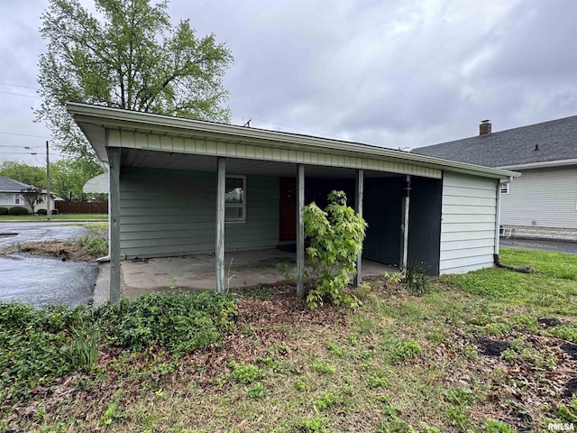 view of back of property