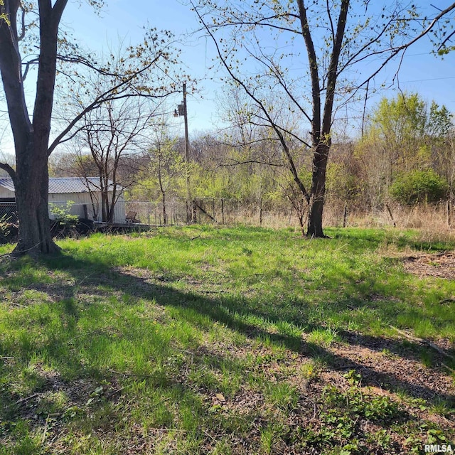 view of yard