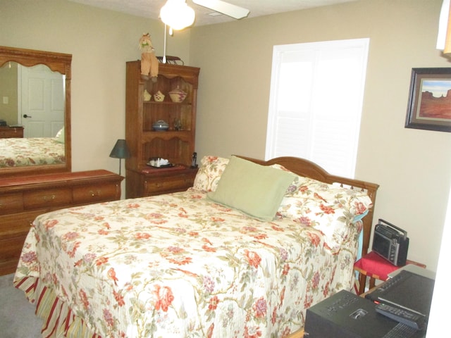 1607 Marion St, Carterville, IL 62918 - bedroom with ceiling fan