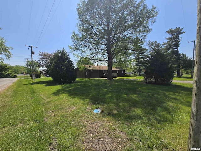 view of yard
