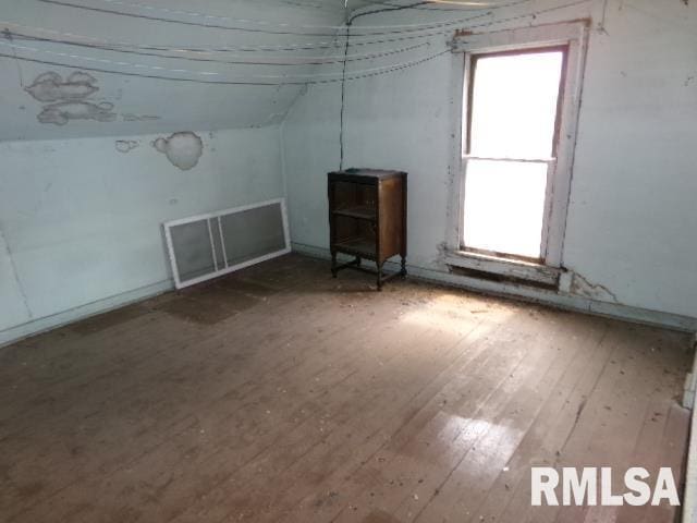 200 3rd St, Rosiclare, IL 62982 - additional living space with plenty of natural light and hardwood / wood-style floors