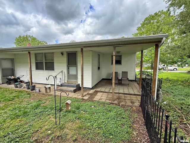 view of rear view of house