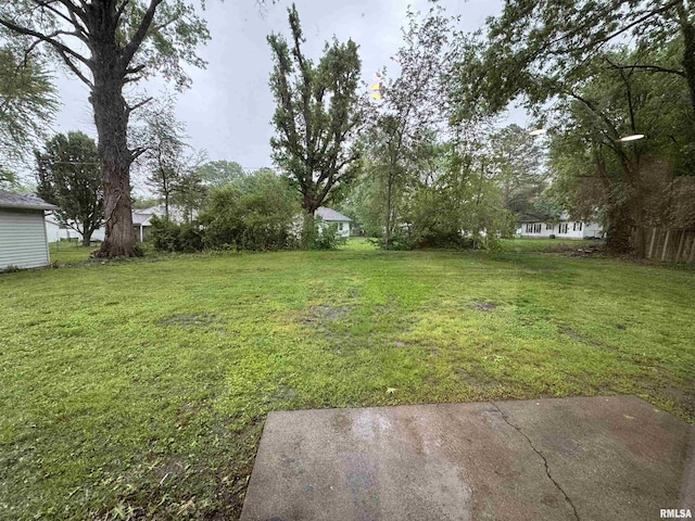 view of yard