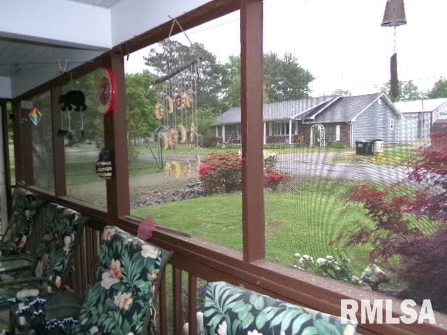 217 Trammel Rd, Carrier Mills, IL 62917 - sunroom with a healthy amount of sunlight