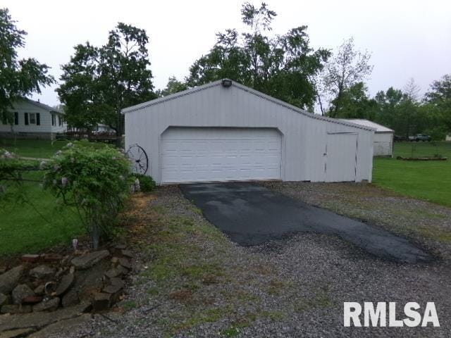 217 Trammel Rd, Carrier Mills, IL 62917 - view of detached garage