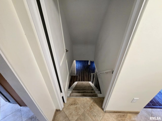 view of stairs