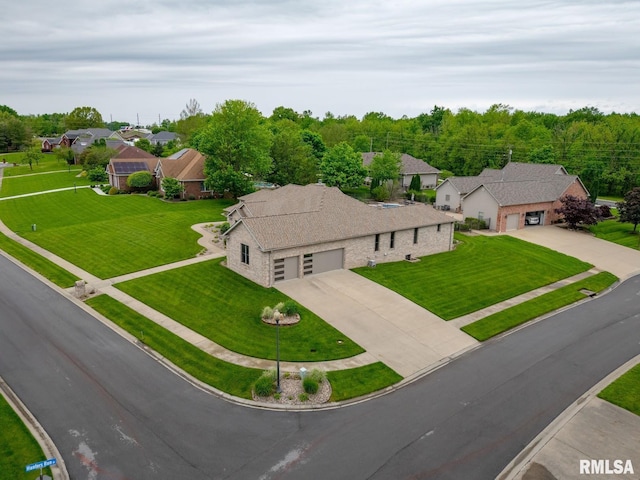 drone / aerial view