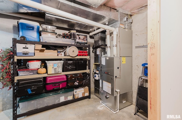 view of utility room
