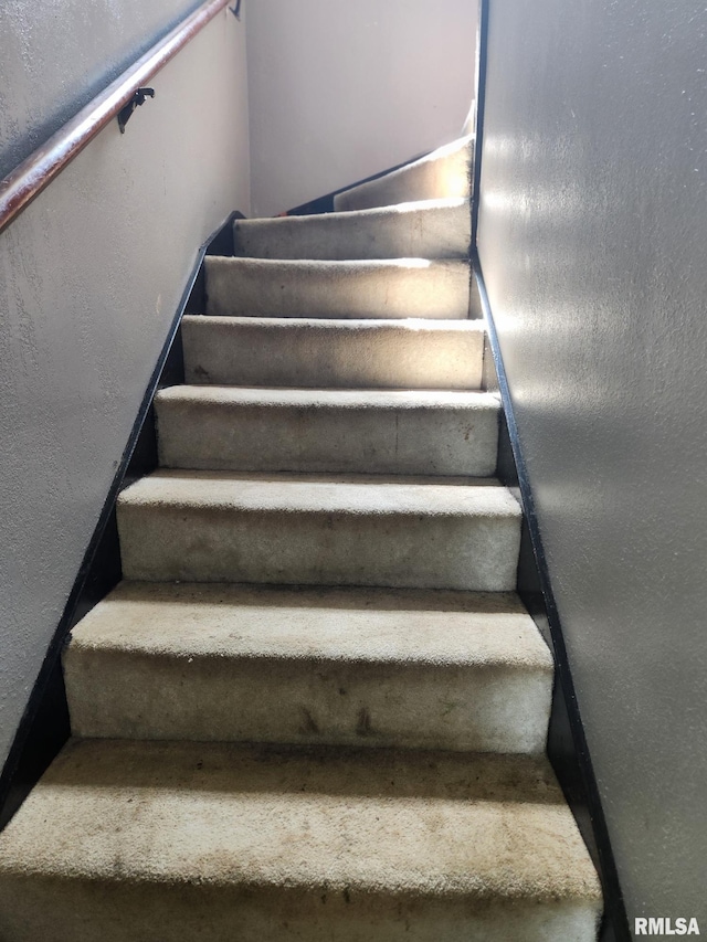 view of stairs