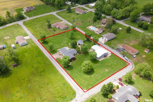 24 Karen Dr, Christopher, IL 62822 - bird's eye view with a residential view