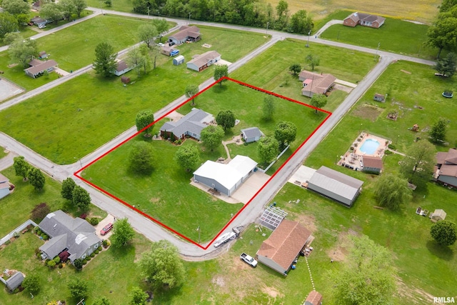 24 Karen Dr, Christopher, IL 62822 - aerial view with a residential view