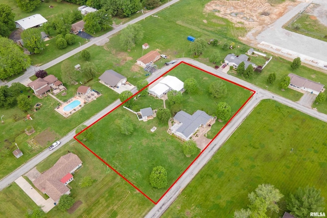 24 Karen Dr, Christopher, IL 62822 - aerial view