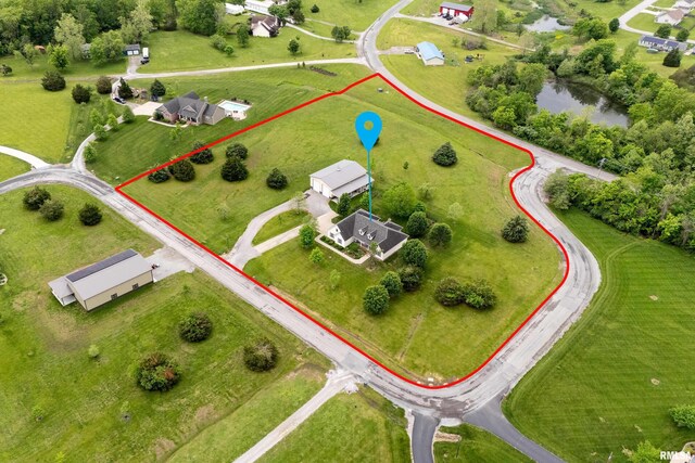 drone / aerial view