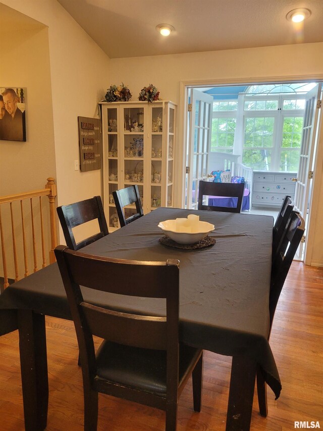 325 W N St, Dix, IL 62830 - dining space with wood finished floors