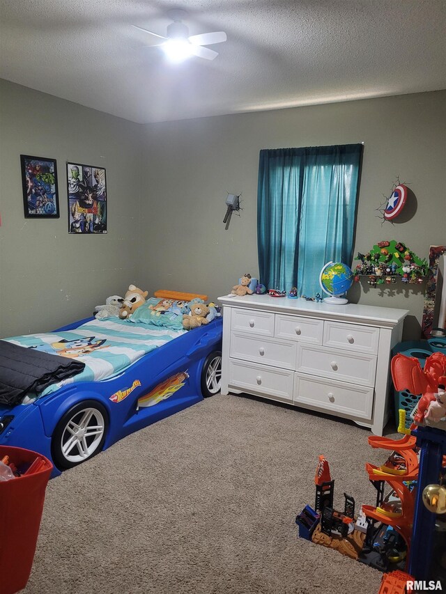 325 W N St, Dix, IL 62830 - carpeted bedroom featuring a ceiling fan
