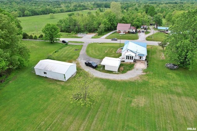 85 W State Highway 146, Golconda, IL 62938 - birds eye view of property featuring a view of trees