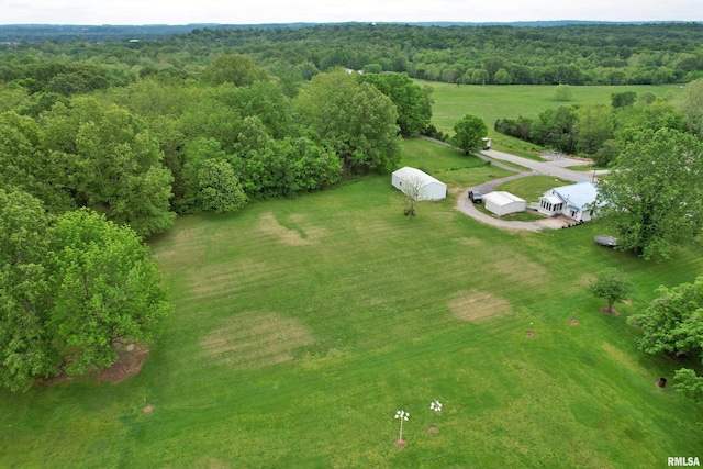 85 W State Highway 146, Golconda, IL 62938 - bird's eye view featuring a rural view and a wooded view