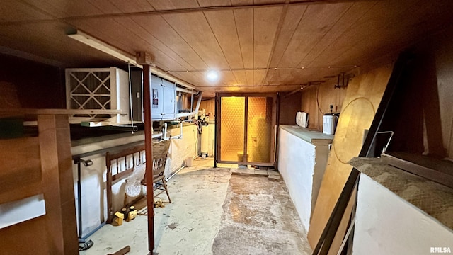 1908 E Oak St, West Frankfort, IL 62896 - interior space featuring wood ceiling