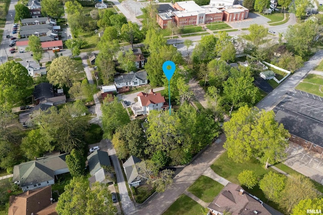 301 W High St, Anna, IL 62906 - aerial view of property's location with nearby suburban area