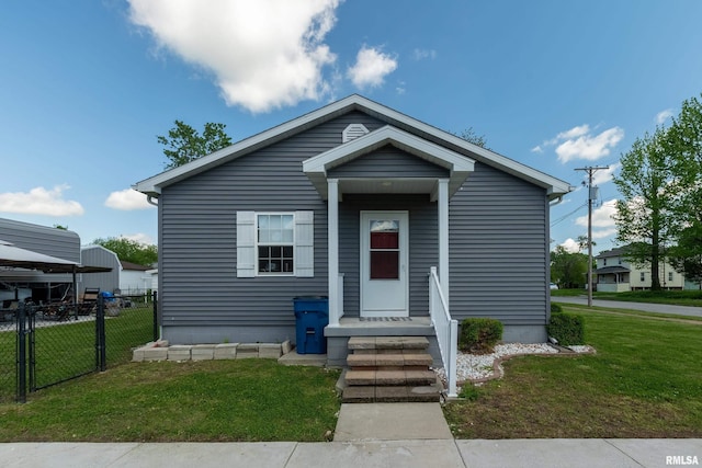 view of bungalow-style house