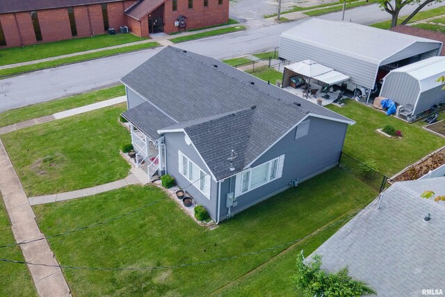 view of subject property