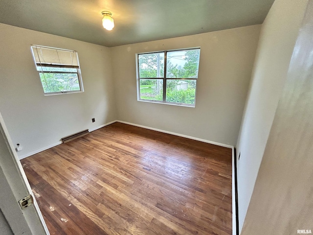104 W Maple St, Cobden, IL 62920 - spare room featuring healthy amount of natural light, wood finished floors, and baseboards