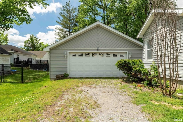 1104 Barham Ave, Johnston City, IL 62951 - view of garage