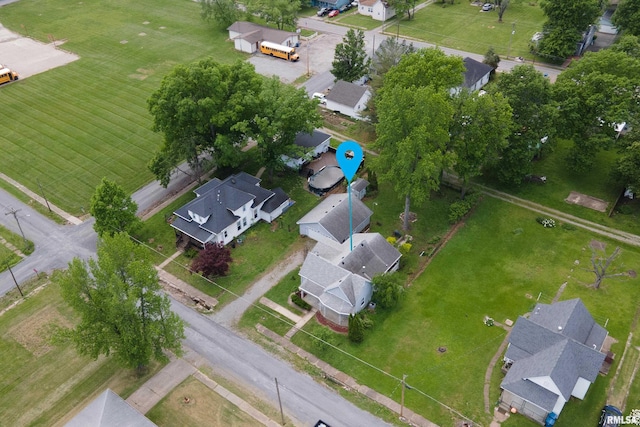 1104 Barham Ave, Johnston City, IL 62951 - aerial perspective of suburban area