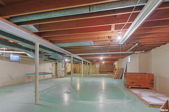 802 W Main St, Vienna, IL 62995 - unfinished basement with heating unit