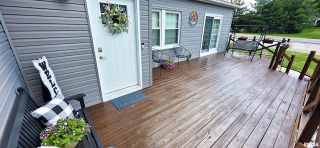 401 E 5th St, Mount Carmel, IL 62863 - view of deck