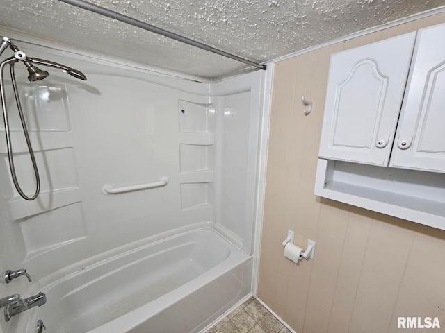 2307 Perkins Ave Unit A, Mount Vernon, IL 62864 - full bathroom with a textured ceiling and washtub / shower combination
