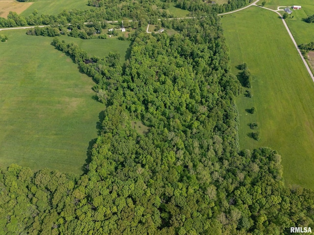 15751 E Tolle Rd, Mount Vernon, IL 62864 - aerial view of property's location featuring rural landscape and a heavily wooded area