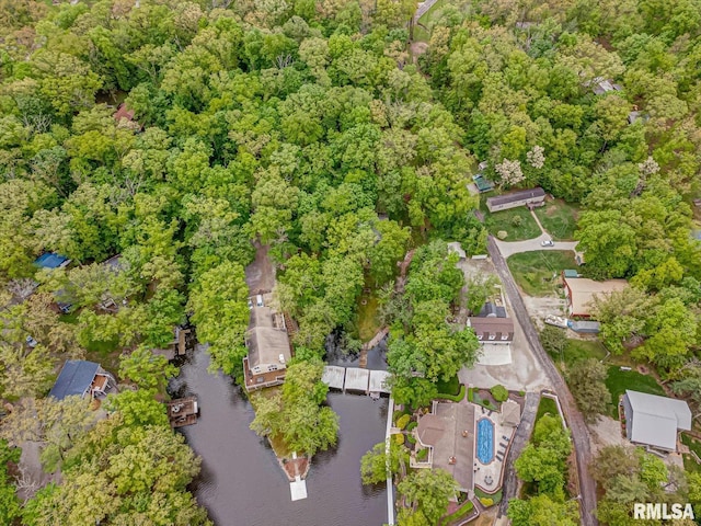 2234 Cascade Ln, Centralia, IL 62801 - aerial view of property's location with a large body of water