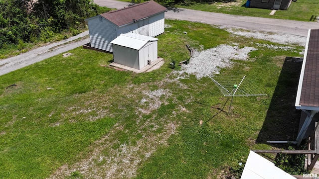 view from above of property
