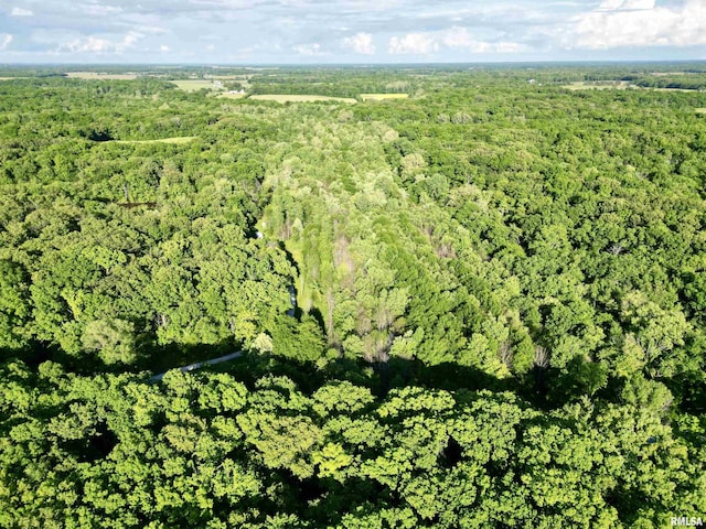 7544 Geranium Rd, Oakdale, IL 62268 - aerial view of property's location with a forest