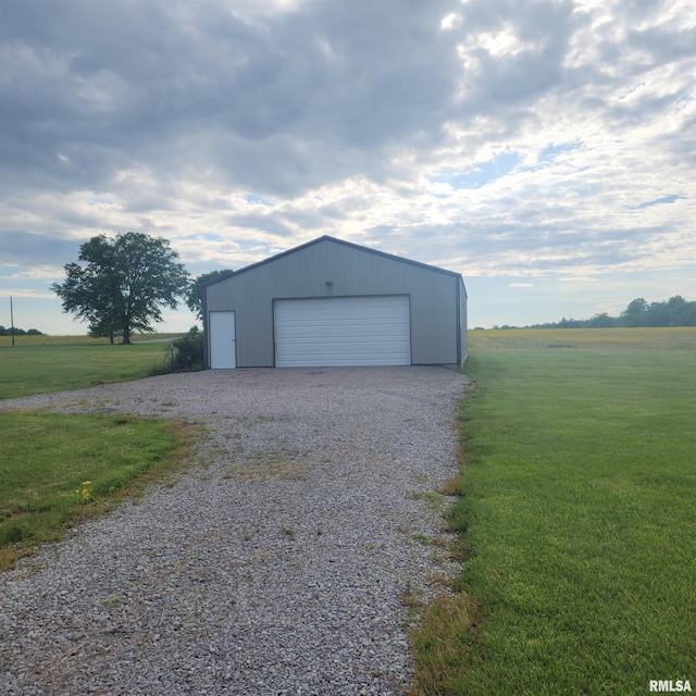 15267 N Woodlawn Ln, Woodlawn, IL 62898 - view of detached garage
