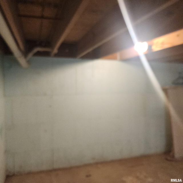 15267 N Woodlawn Ln, Woodlawn, IL 62898 - view of basement