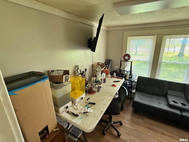 6556 S US-45 Rd, Brookport, IL 62910 - office with wood finished floors